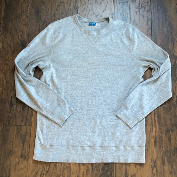 J. Crew Gray Crewneck LongSleeved Shirt
